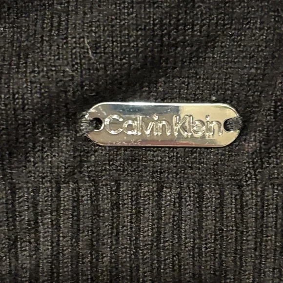 Calvin Klein Black Turtleneck Sweater Size M - Picture 3 of 8